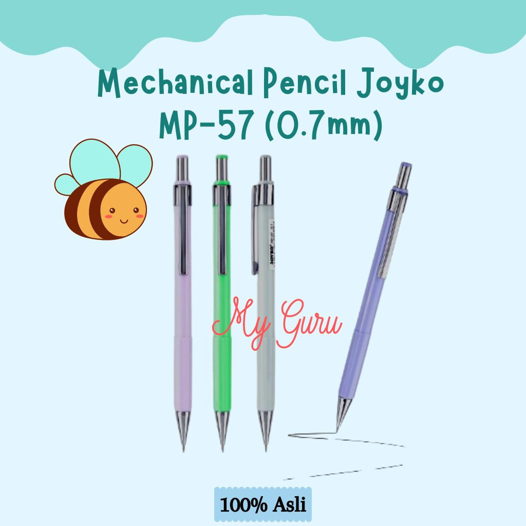 

[PCS] MECHANICAL PENCIL / PENSIL MEKANIK JOYKO MP-57 ( 0.7MM ) ERASER