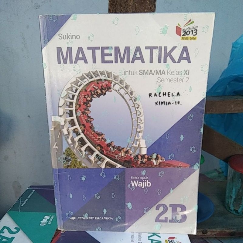 buku matematika untuk SMA kelas 11 Sukino 2B