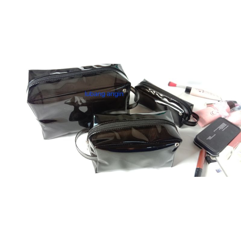 pouch kosmetik makeup tas kosmetik transparan