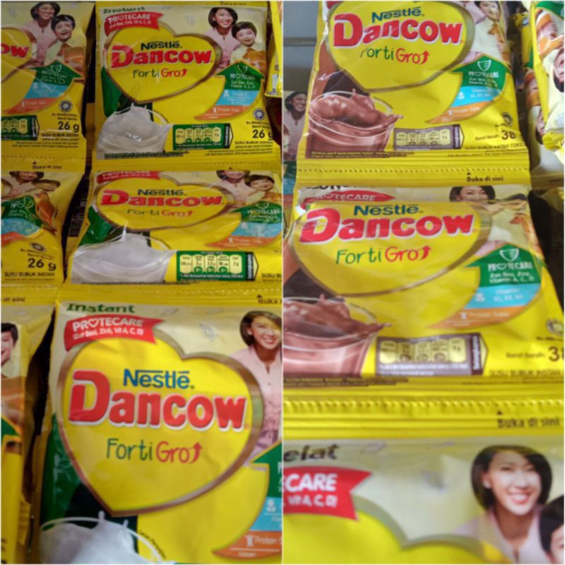 

Susu bubuk dancow sachet 38 g