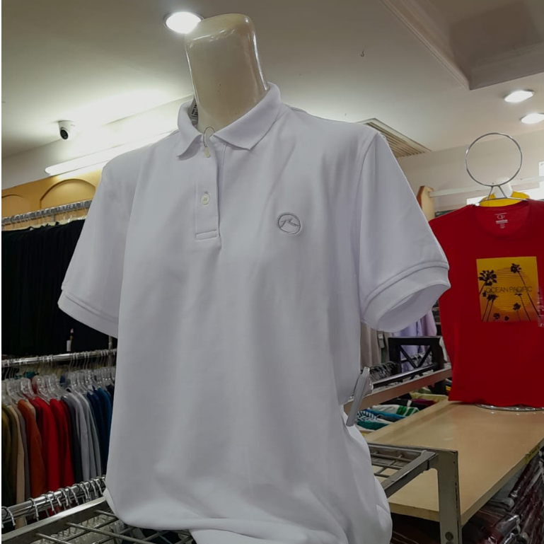 Kaos Rolun Polo Wanita - Kaos Polo Cewek Polos Putih Kaos Kemerdekaan  005732