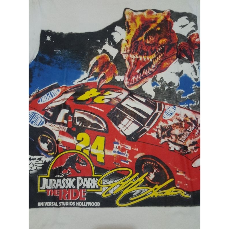 KAOS VINTAGE NASCAR JEFF GOLDON JURASSIC PARK