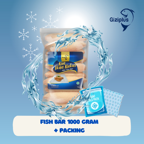 

Giziplus Fish Bar Kue Ikan Kukus Kemasan 1000 gram