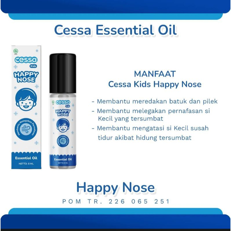 Cessa kids Happy Nose pereda batuk &amp; pilex pada Anak2
