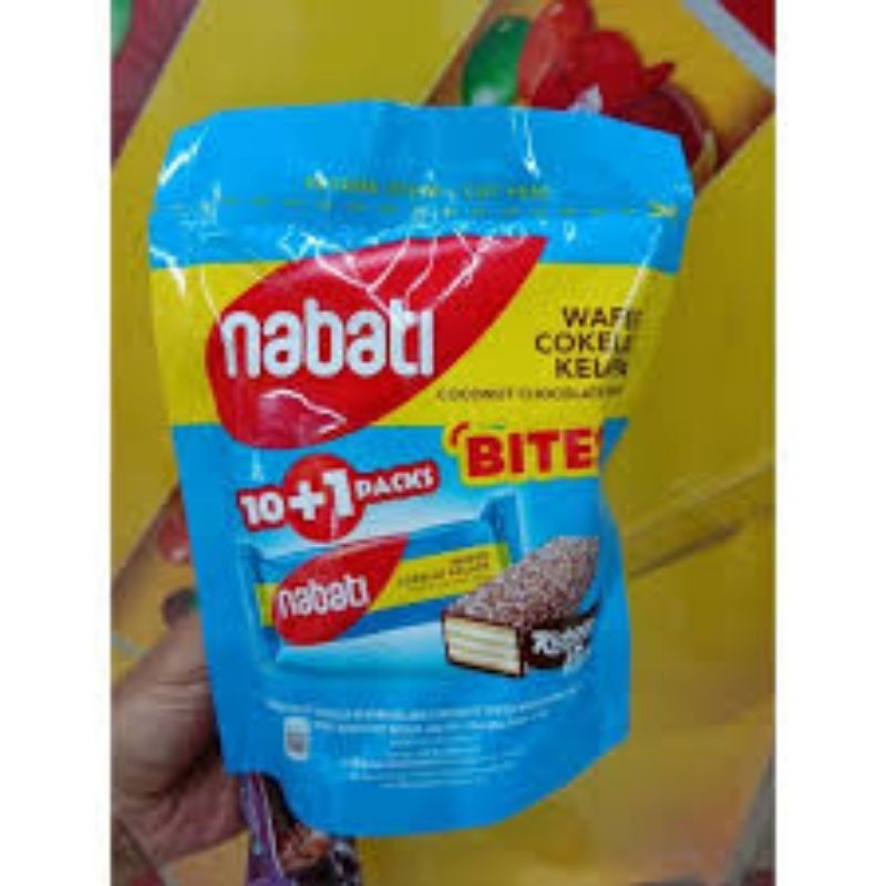 

Wafer Nabati BItes Richoco Kelapa/Kemasan Pouch ya 66Gram