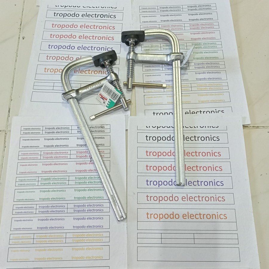 Catok clamp F steel WIPRO panjang 25 cm