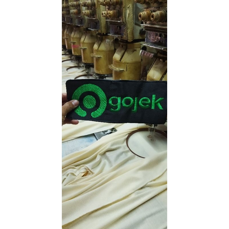 Emblem Patch Bordir Gojek Besar
