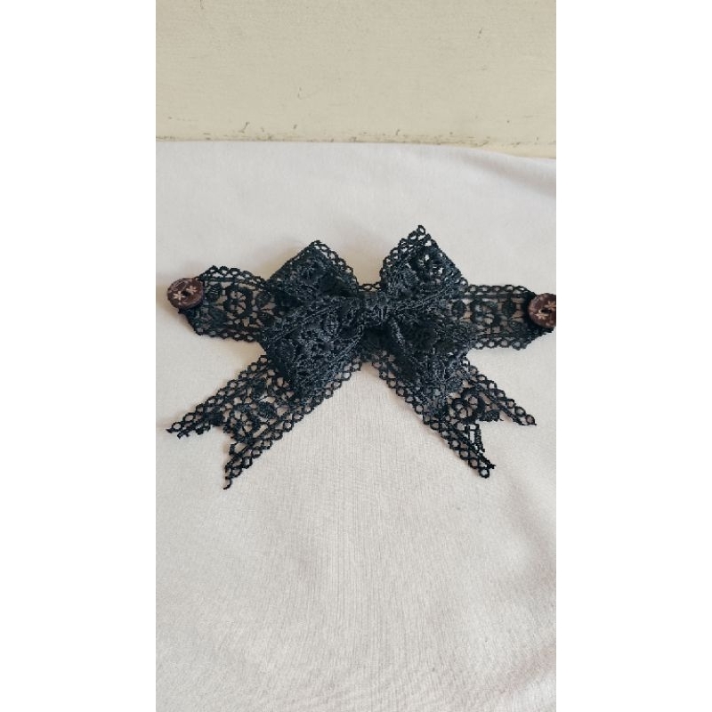 Konektor Masker Pita Lace Korea / Konektor Vintage Renda Sailor Bow