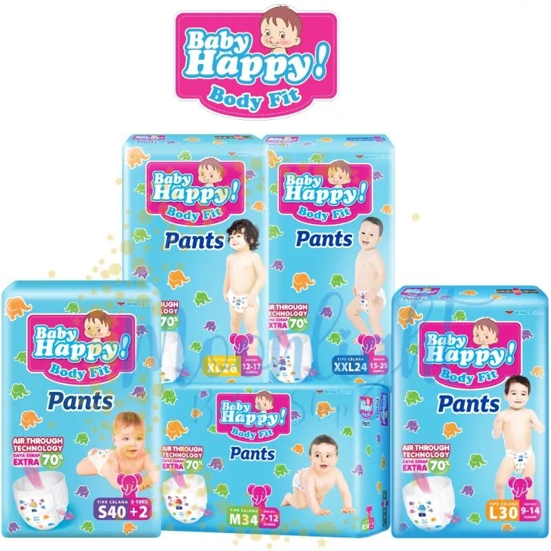 Pampers Baby Happy S/M/L/XL