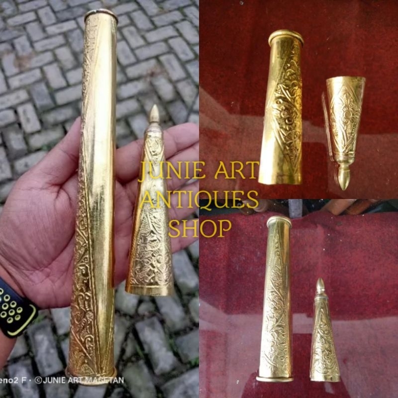 KUNINGAN TUNJUNG TuMBAK | kuningan gagang tumbak | mendak tumbak | tunjung tumbak Kode Tjk01