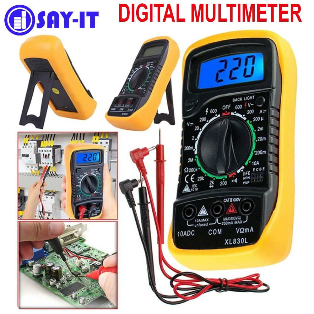 Multimeter Multitester AVOMeter Digital Mini XL830L