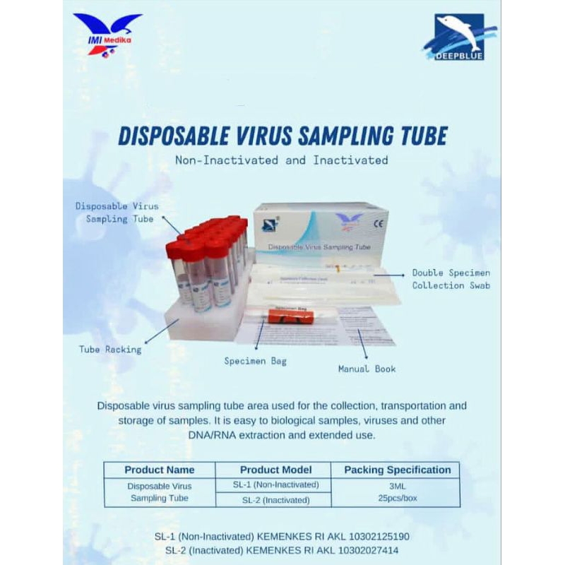 VTM Inactivated Cairan Merah Anhui Deepblue SL-2