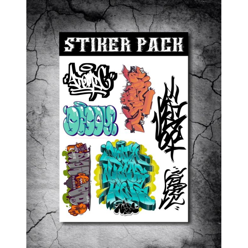 

STIKER PACK GRAFFITI