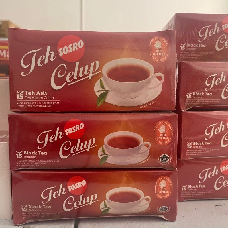 

Teh celup sosro black tea