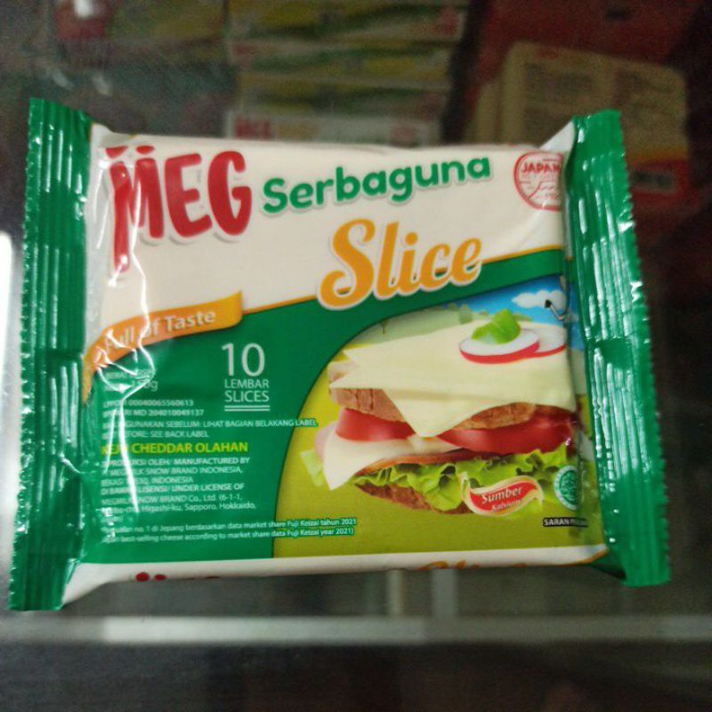 

Keju MEG SLICE 150gr Cheddar Cheese Murah Ekonomis