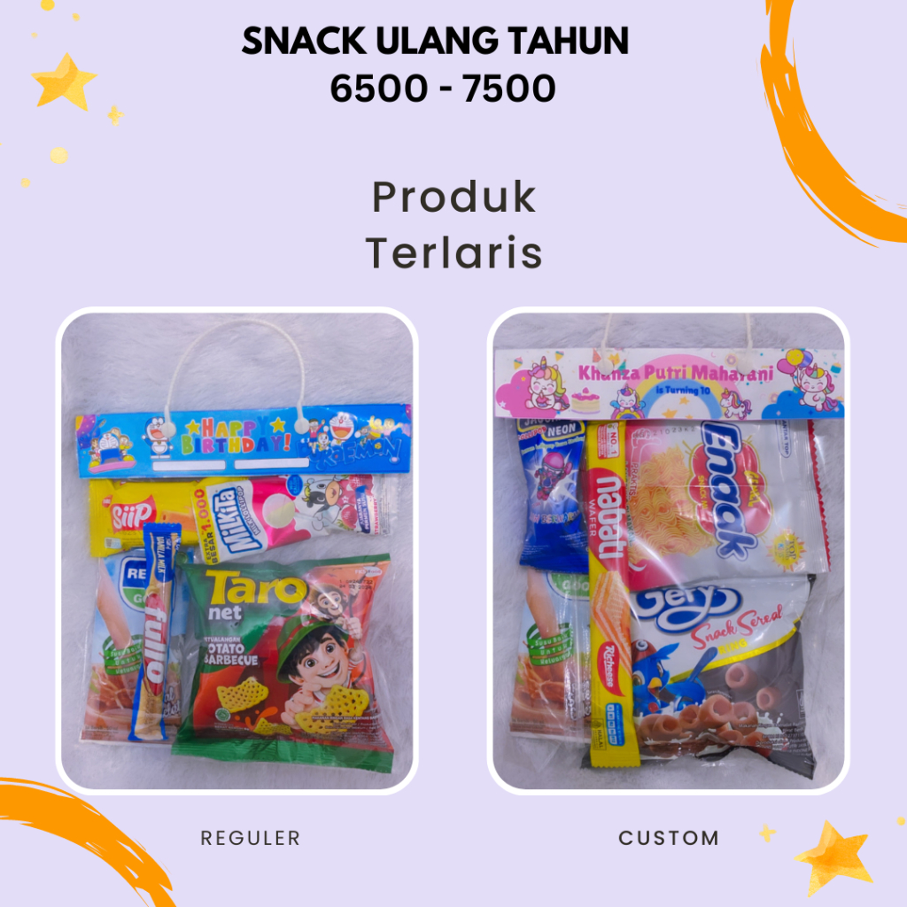 

HAMPERS ULANG TAHUN ANAK / SNACK ULANG TAHUN ANAK /BINGKISAN ULTAH ANAK TERLARIS