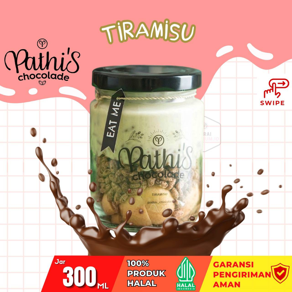 

Pathis Chocolade Choco Jar - Tiramisu