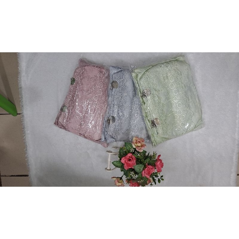 mukena sutra paris ori