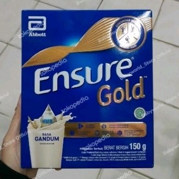 

Ensure Gold susu untuk dewasa kemasan box rasa GANDUM 150gr