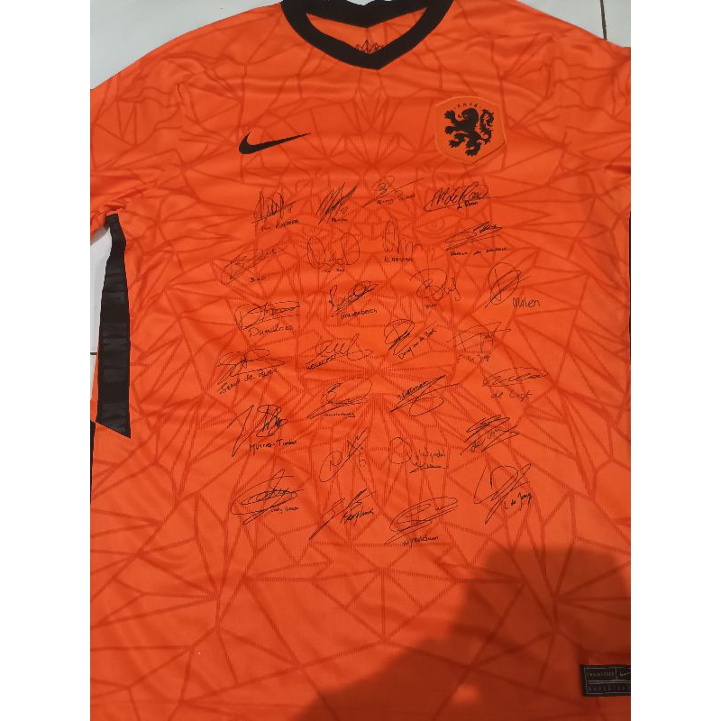 Jersey Original Timnas Belanda + Sign