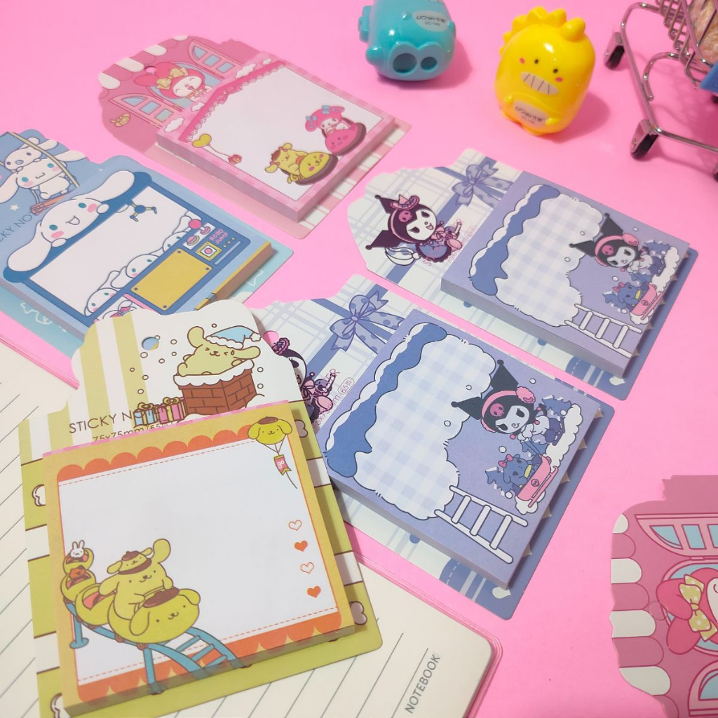 

Sticky Note Value Sanrio, Memo Tempel isi 50 SHEETS