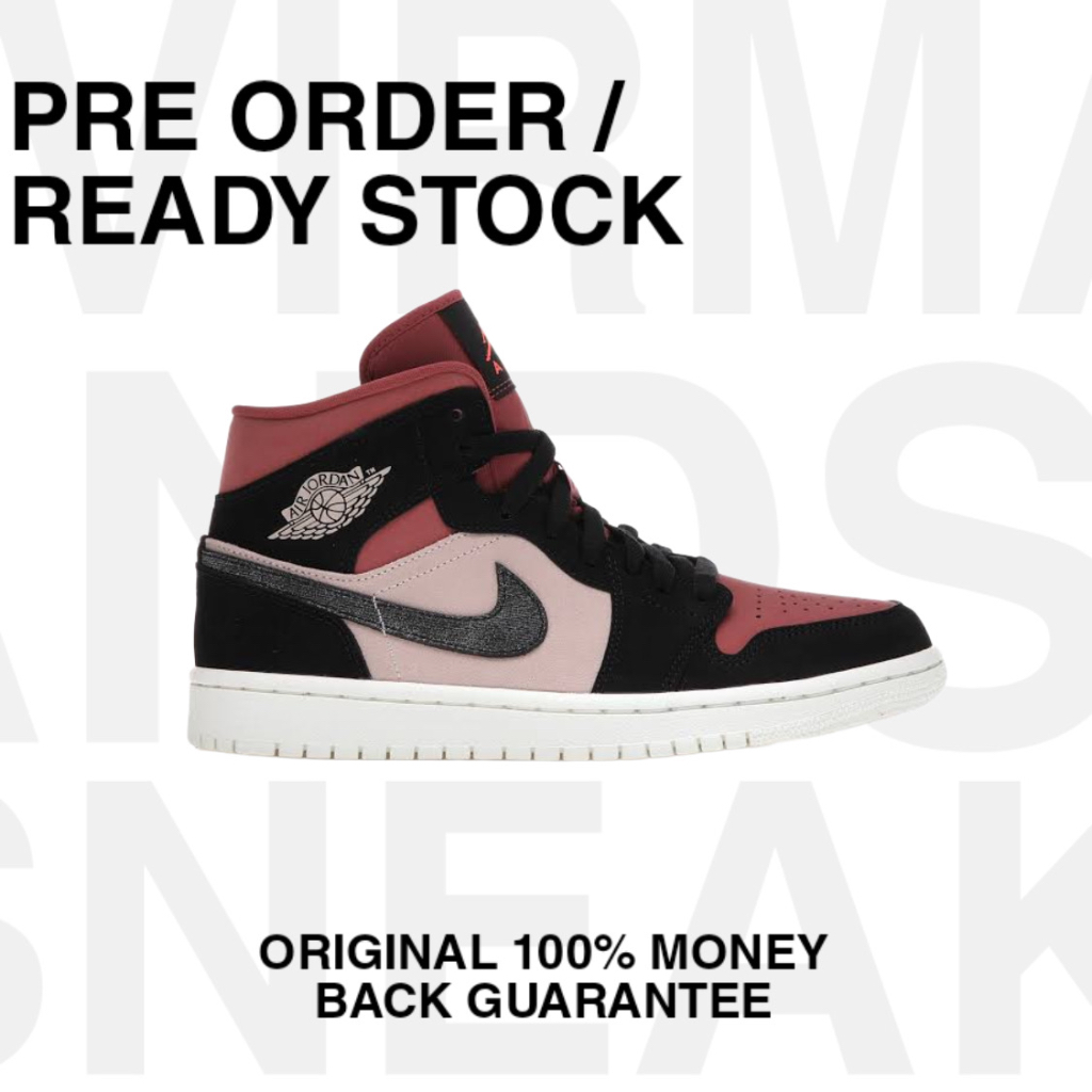 Nike Air Jordan 1 Mid Dusty Pink Canyon Rust
