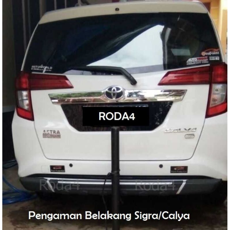 tanduk belakang plastik calya sigra pengaman belakang calya sigra bumper calya sigra
