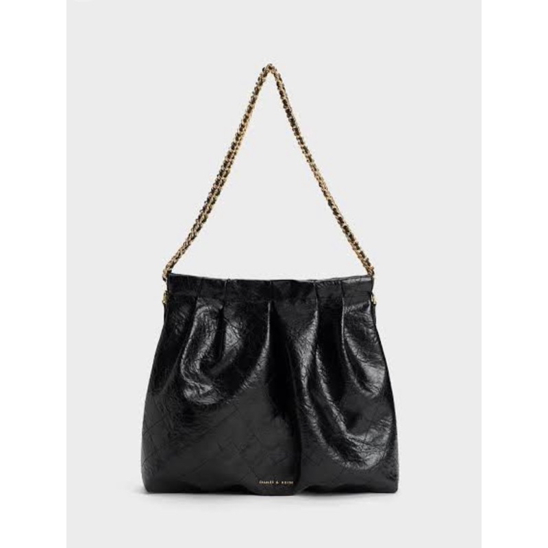 Charles And Keith Duo Double Chain Hobo Bag
