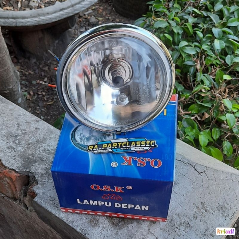 LAMPU JUTE PESEK DEPAN MERK OSK PNP CB GL MP Tiger Ninja Vixion Rx King