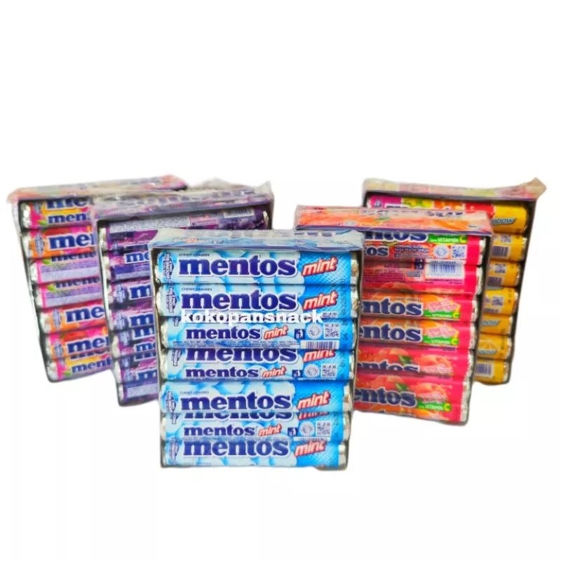 

Mentos Roll 29 Gr All Varian [ 1 pak 14 roll ]