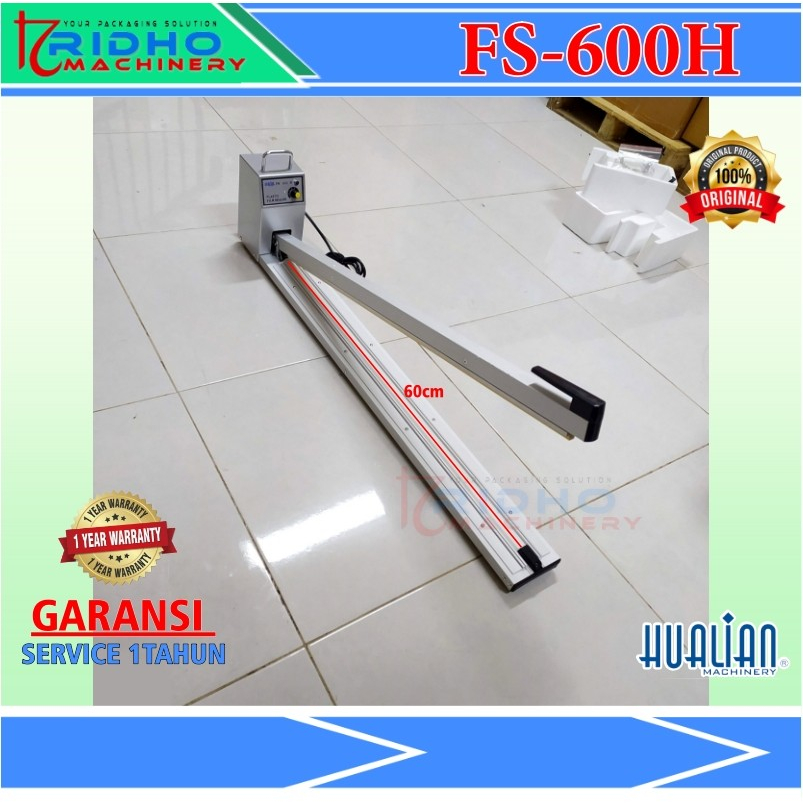 Fs-600 Hualian mesin press perekat plastik alumunium foil 60cm untuk plastik laundry