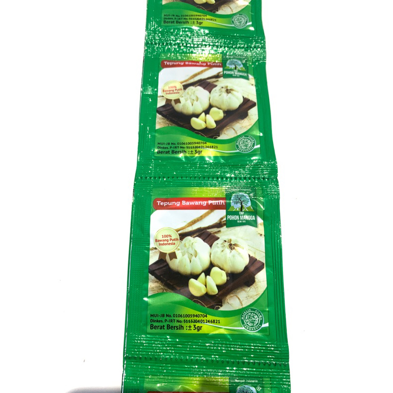 

Bawang Bubuk | Cap Pohon Mangga 12 Sachet