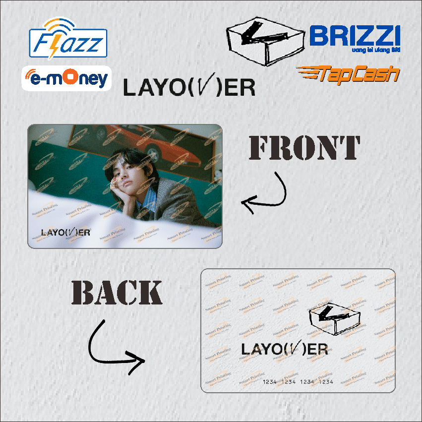 ETOLL EMONEY / FLAZZ BCA GEN2 / BRIZZI / TAPCASH NFC SALDO 0 - TAEHYUNG V LAYOVER C