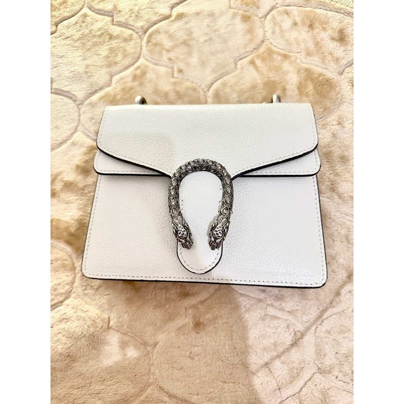 GUCC BAG DIONYSUS MINI WHITE #PRELOVED