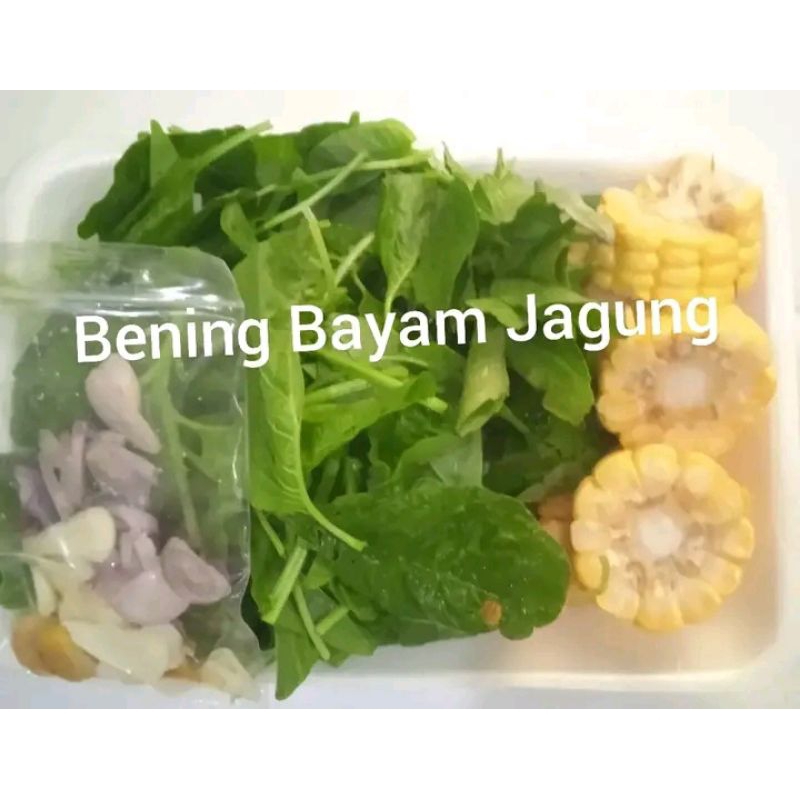 

Sayur Bening Bayam Jagung