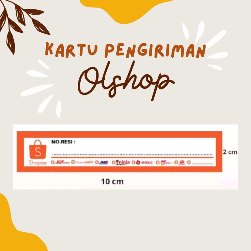 

STIKER OLSHOP/STIKER PENGIRIMAN 100 BIJI