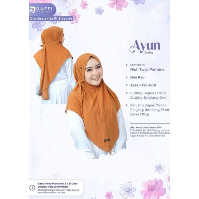 Ayun Hijab High Twist Ori Daffi Hijab