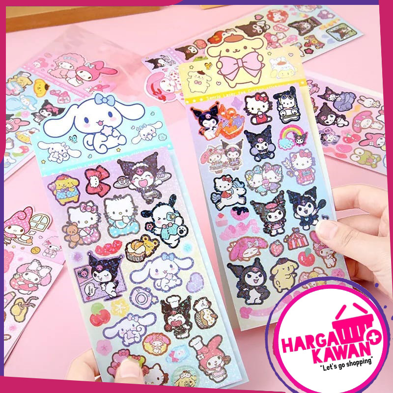 

Stiker Hologram anak anak Kartun Sanrio