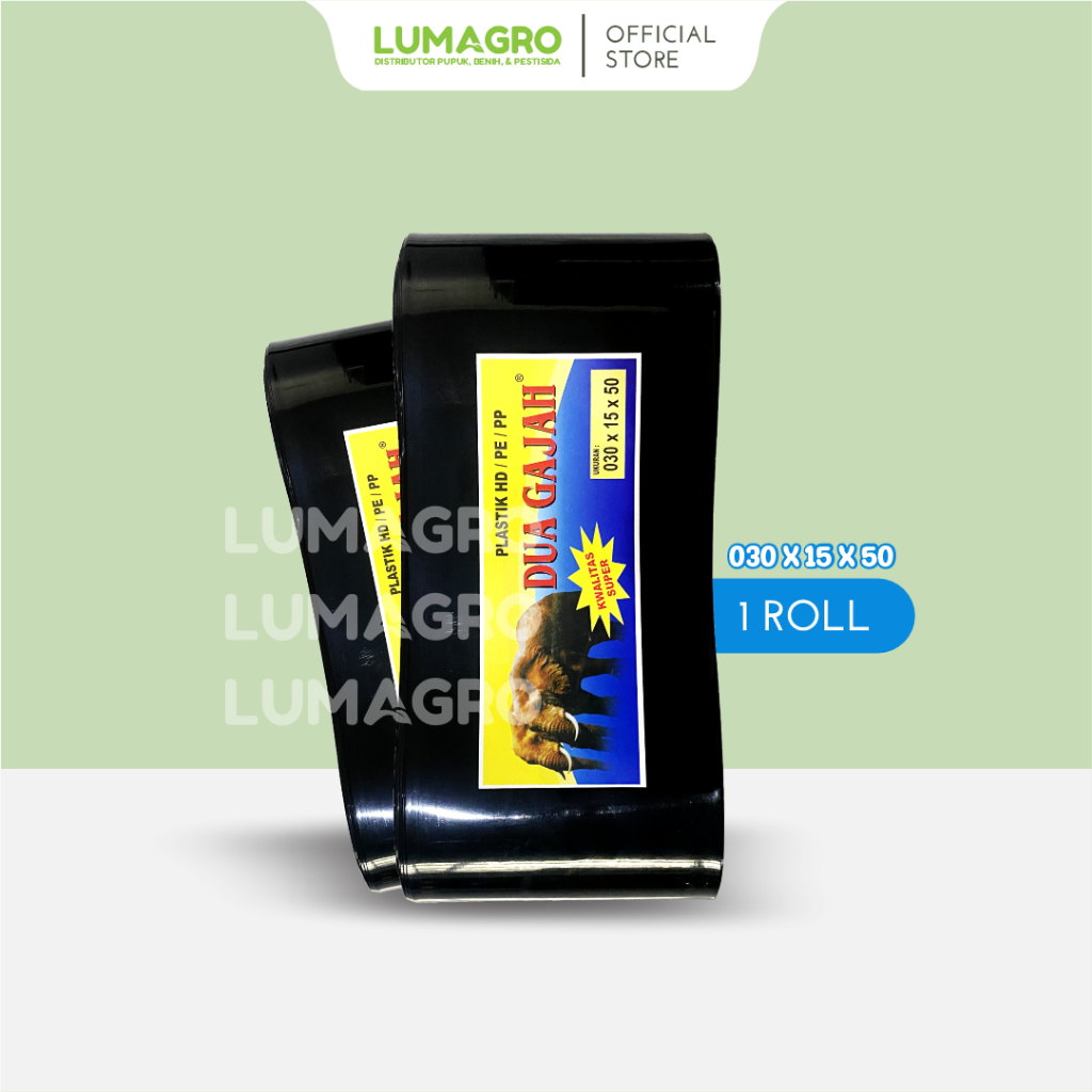 Selang Irigasi Plastik Hitam 030x15x50 Dua Gajah Paralon 3 inch Untuk Pengairan Sawah 50 Meter