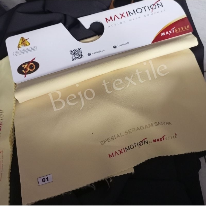 kain seragam satpam Maximotion Maxistyle