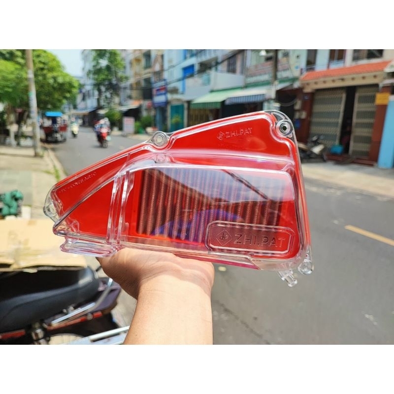 Cover Filter Beat Scoopy Genio Transparan Zhipat Original Vietnam