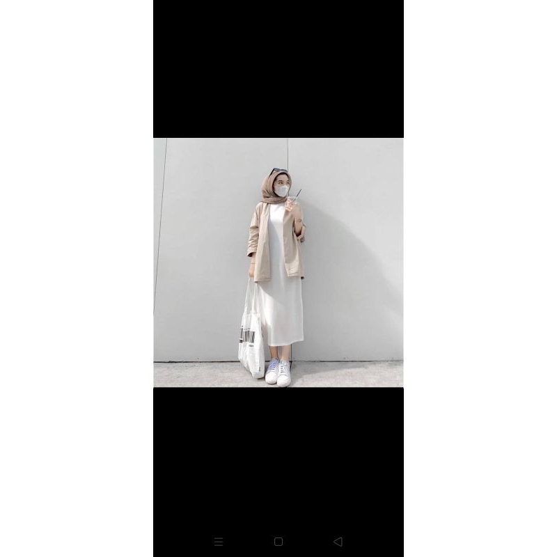 INNER DRESS SPAN TANPA LENGAN // INNER DRESS PANJANG // INNER DRESS SPAN TANPA lengan // INNER DRESS