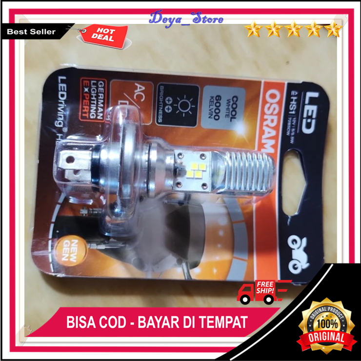 Bohlam Lampu Motor Depan Osram Led H4 Mx King Ninja 250 Mono Ninja 150 R RR Original High Quality