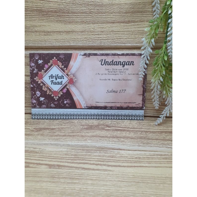 Blangko Undangan Salma 177 Murah