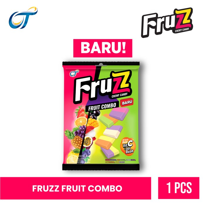 

FRUZZ PERMEN FRUIT COMBO 100 GRAM VITAMIN C DAN JUS BUAH ASLI