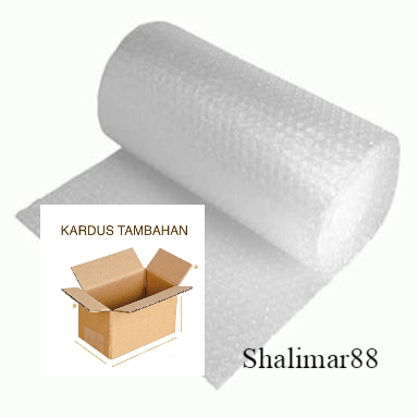 

Bubble wrap dan Kardus tambahan packing biar aman