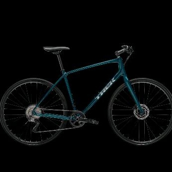 SEPEDA HYBRID TREK BIKE FX Sport 4 carbon dark Aqua 1x11 speed size S / M