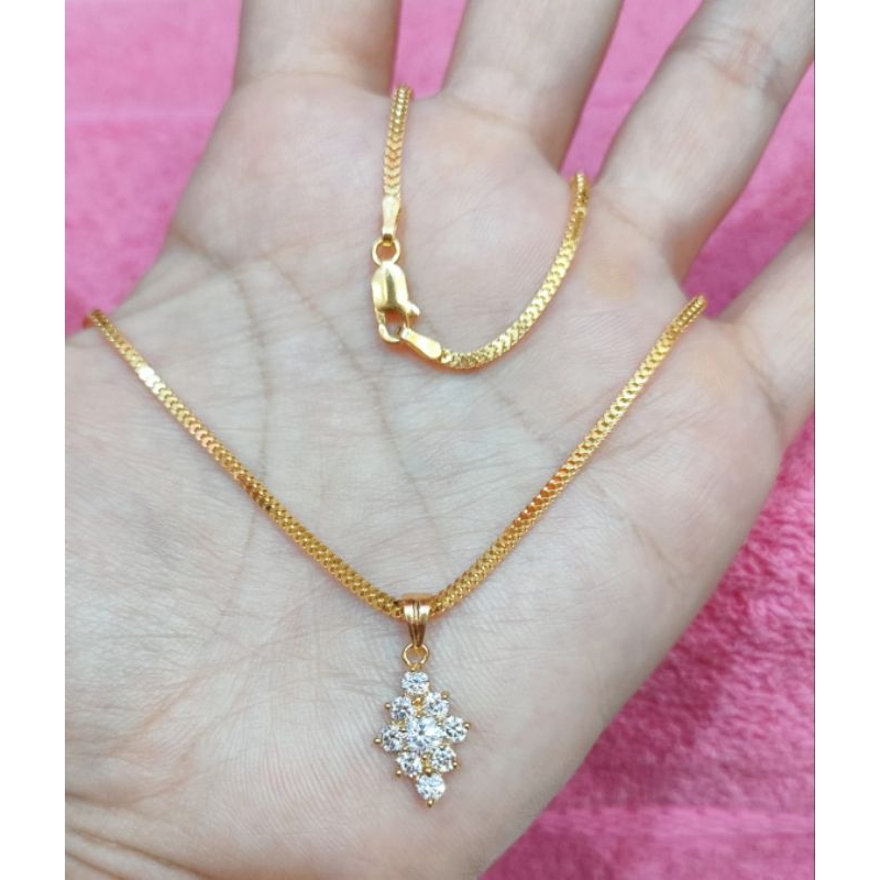 KALUNG MILANO PERAK ASLI 925 LAPIS EMAS