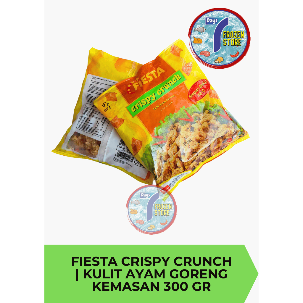 

Fiesta Crispy Crunch | Kulit Ayam Goreng kemasan 300 gram