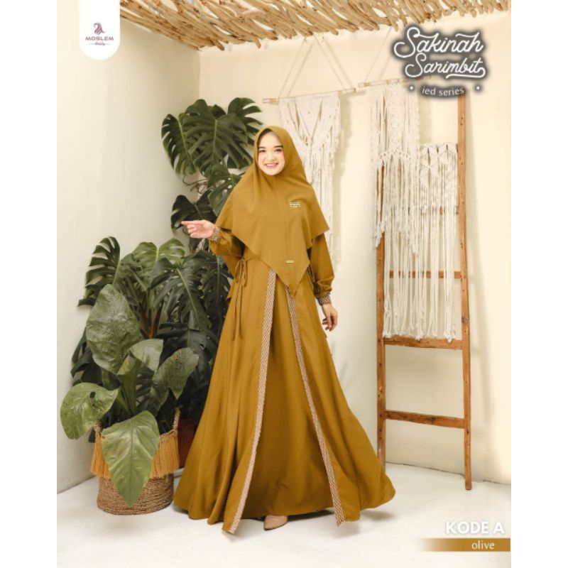 SARIMBIT SAKINAH / MOSLEM DAILY / DRESS MOM KODE A / DRESS ONLY